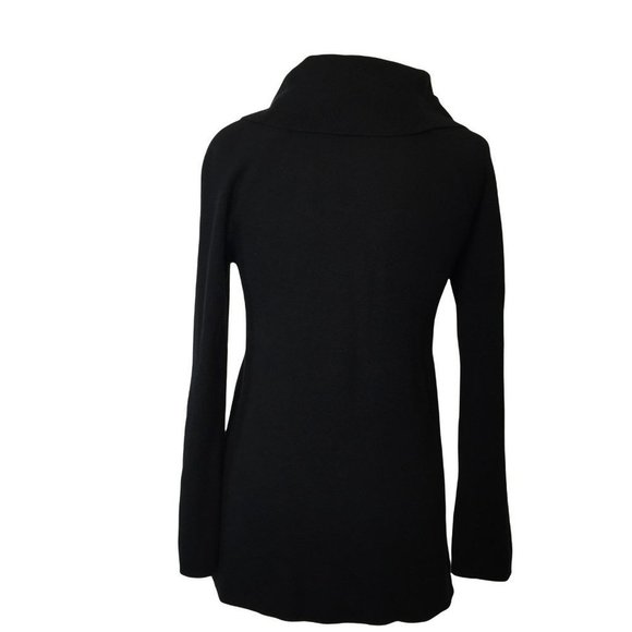 Jones New York Signature Small Cowl Neck Long Sleeve Sweater Viscose Stretch - Picture 4 of 9